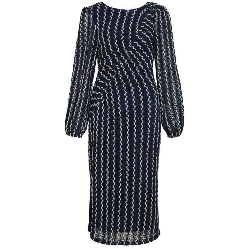 Dame Kjole Viellen   Navy Blazer Birch fra Vila
