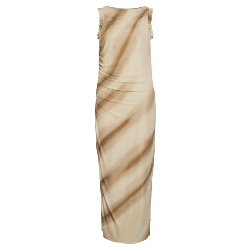 Dame Kjole Virikke   Birch Brown fra Vila