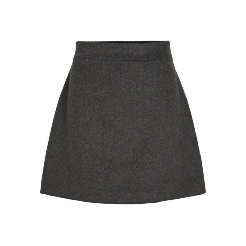 Dame Nederdel Viocto   Dark Grey Melange fra Vila