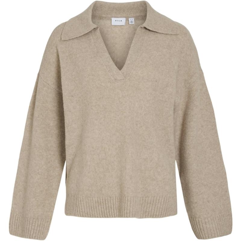 Dame Strik Viglia   Natural Melange fra Vila