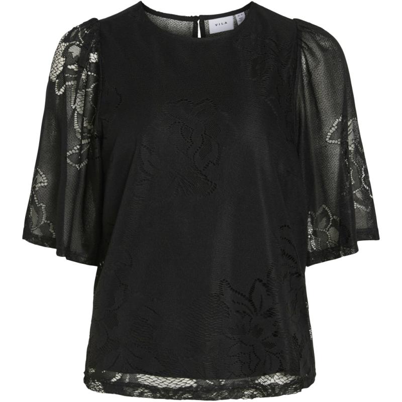 Dame Top Vikayle   Black fra Vila