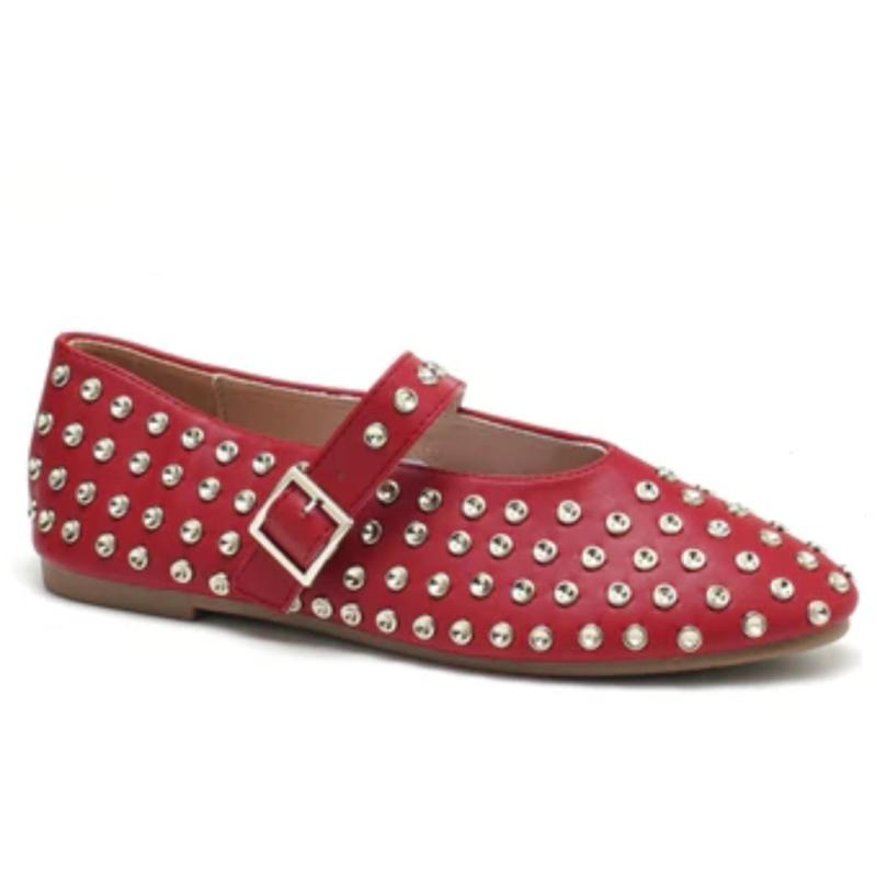 Valerie Dame Ballerina Sko Cm2315   Red fra Shoes
