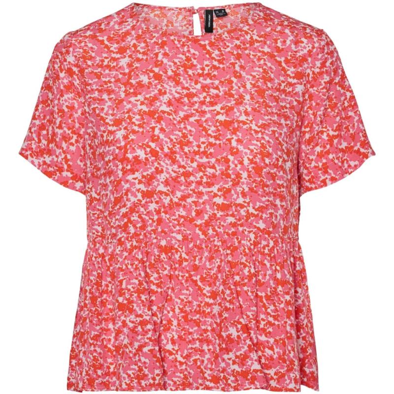 Dame Bluse Vmhenna   Light Lilac Verona fra Vero Moda