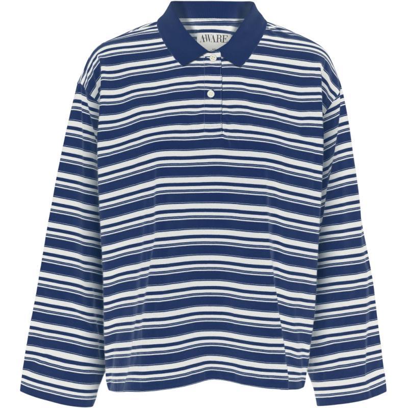 Dame Bluse Vmmaren   Navy Peony Snow White fra Vero Moda