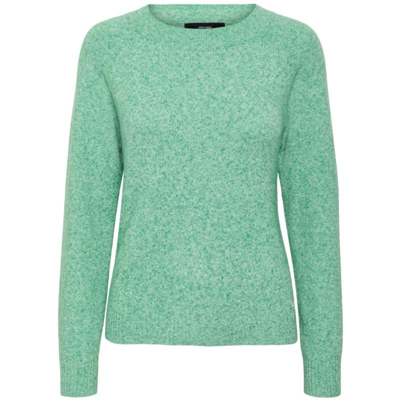 Dame Strik Vmdoffy   Bright Green Melange fra Vero Moda