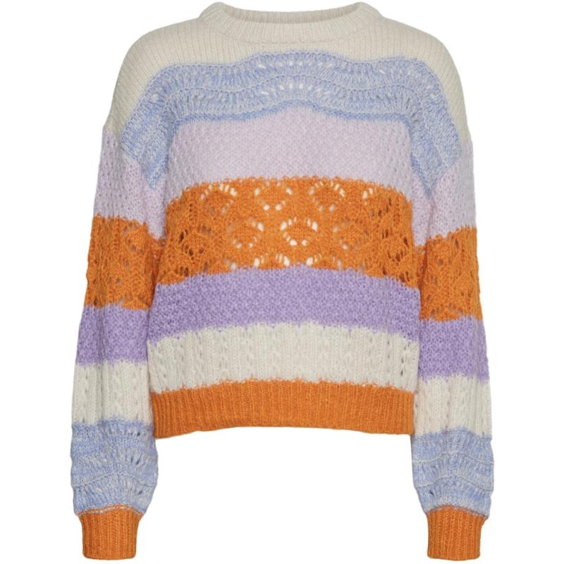 Dame Strik Vmnewboho   Birch Jacaranda fra Vero Moda