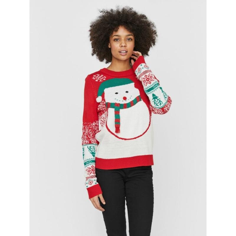 Dame Strik Vmsnowball   Red fra Vero Moda