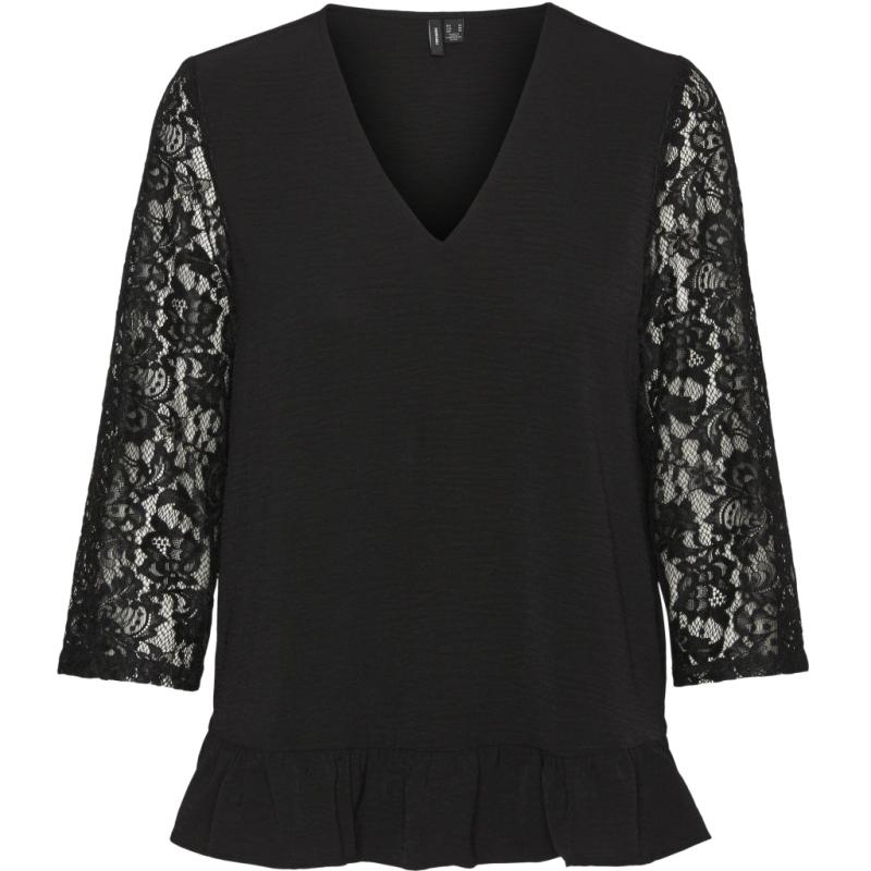 Dame Top Vmalva   Black fra Vero Moda