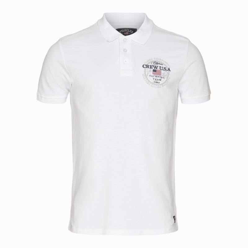 Herre Polo Bakersfield   White fra Vincent Polo Club