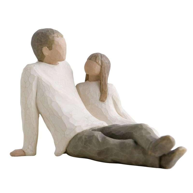 Father & Daughter Figur (far Og Datter) fra Willow Tree