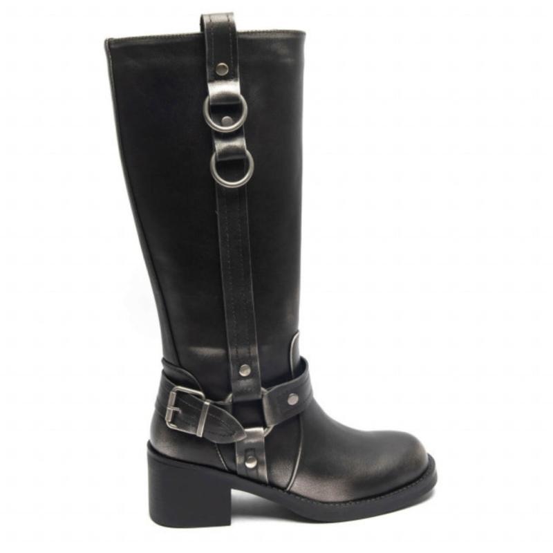 Yolene Dame Støvler 9639a   Gun fra Shoes