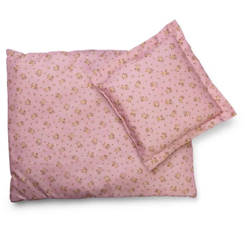Sengesæt 40 Cm, Rosa fra Mamamemo Dolls
