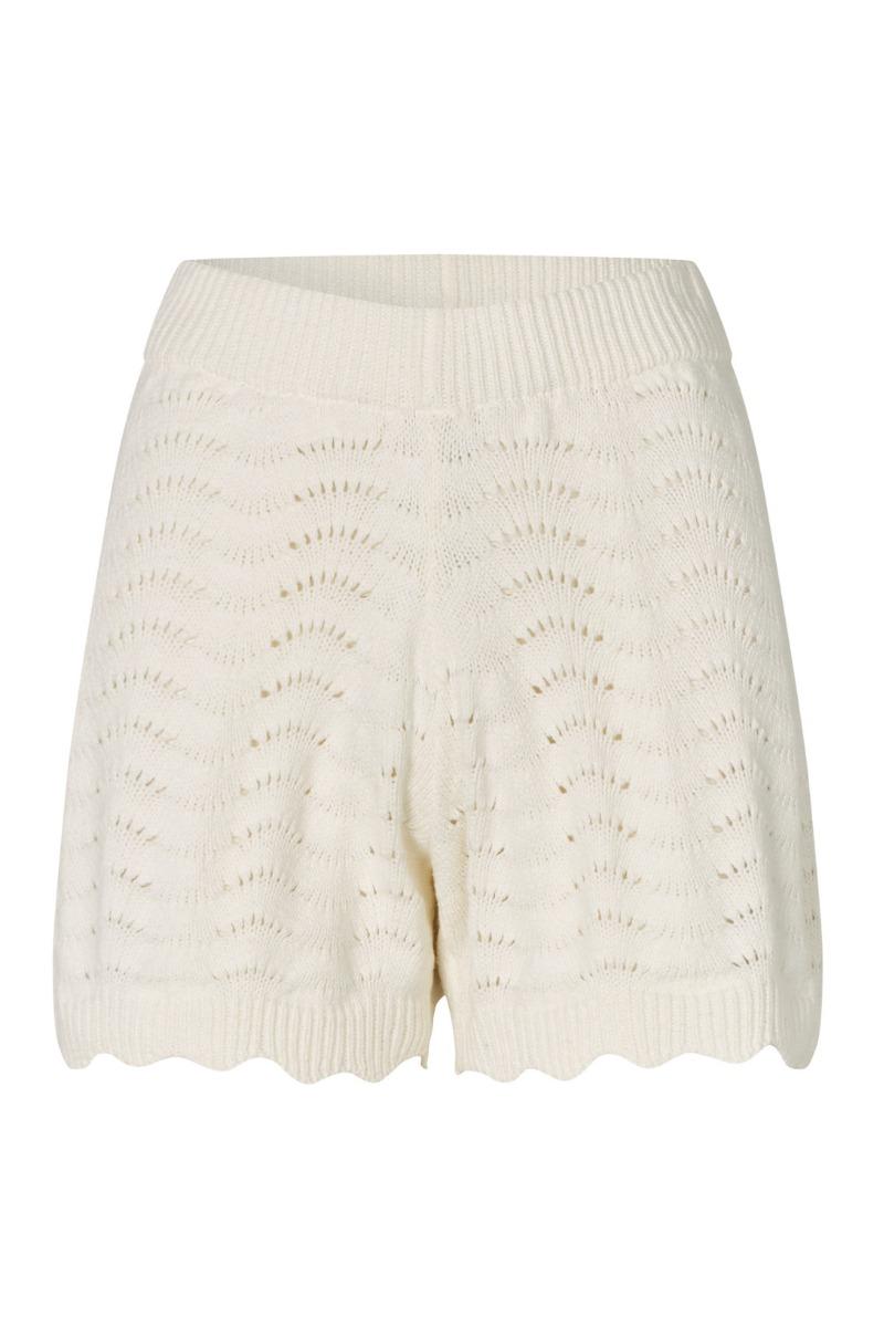 A View   Shorts   Beana Knit Shorts   Off White fra A-view