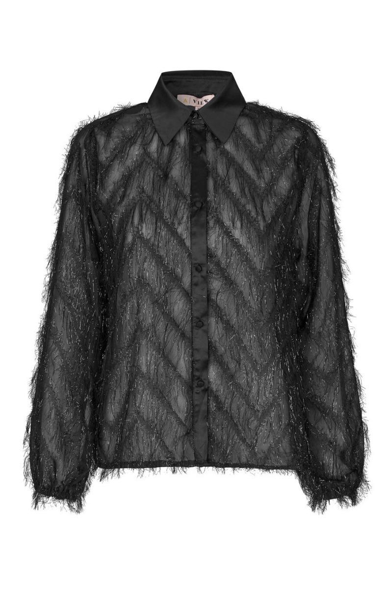 A View   Skjorte   Elini Shirt   Black fra A-view
