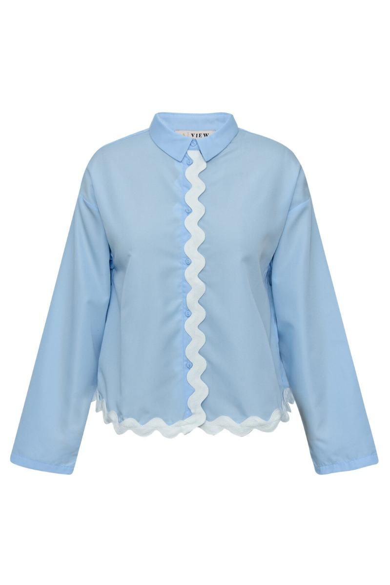 A View   Skjorte   Jonna Shirt   Light Blue fra A-view