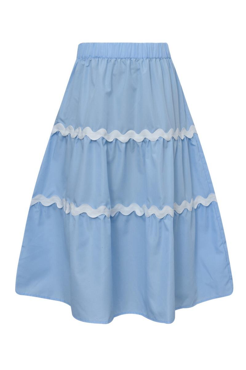 A View   Nederdel   Jonna Skirt   Light Blue fra A-view