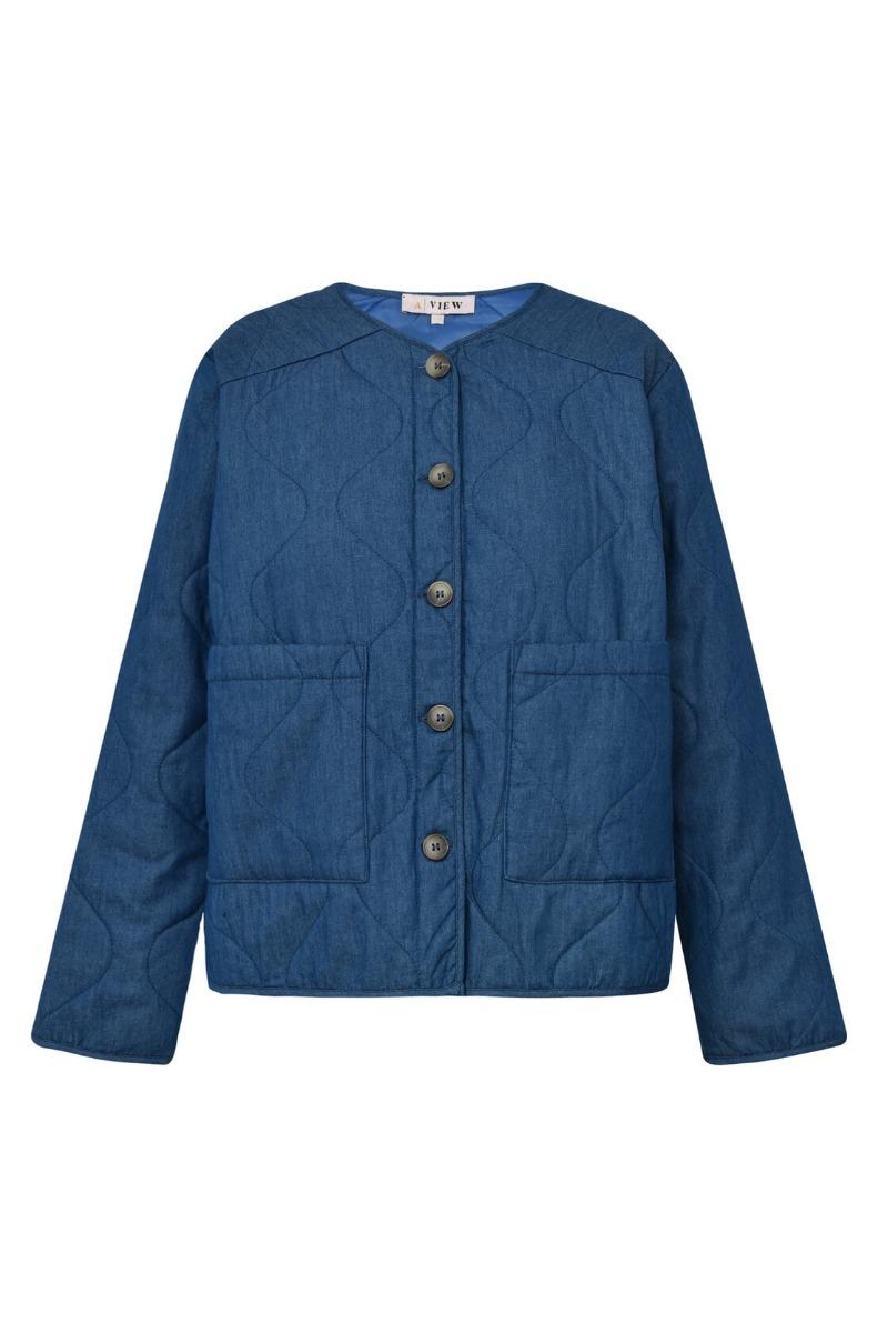 A View   Jakke   Kammy Denim Jacket   Denim Blue fra A-view