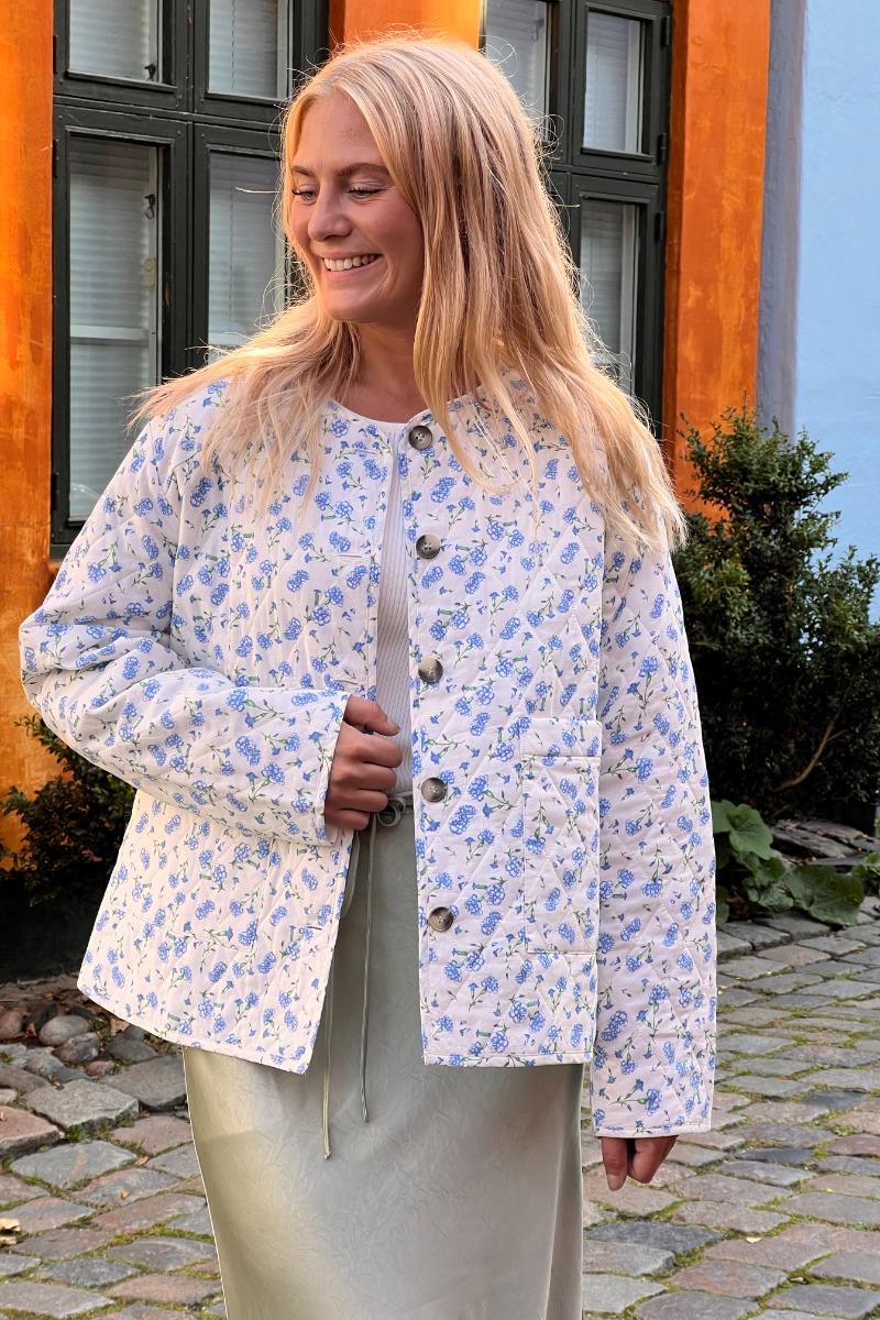 A View Jakke Kammy Jacket White Blue fra A-view