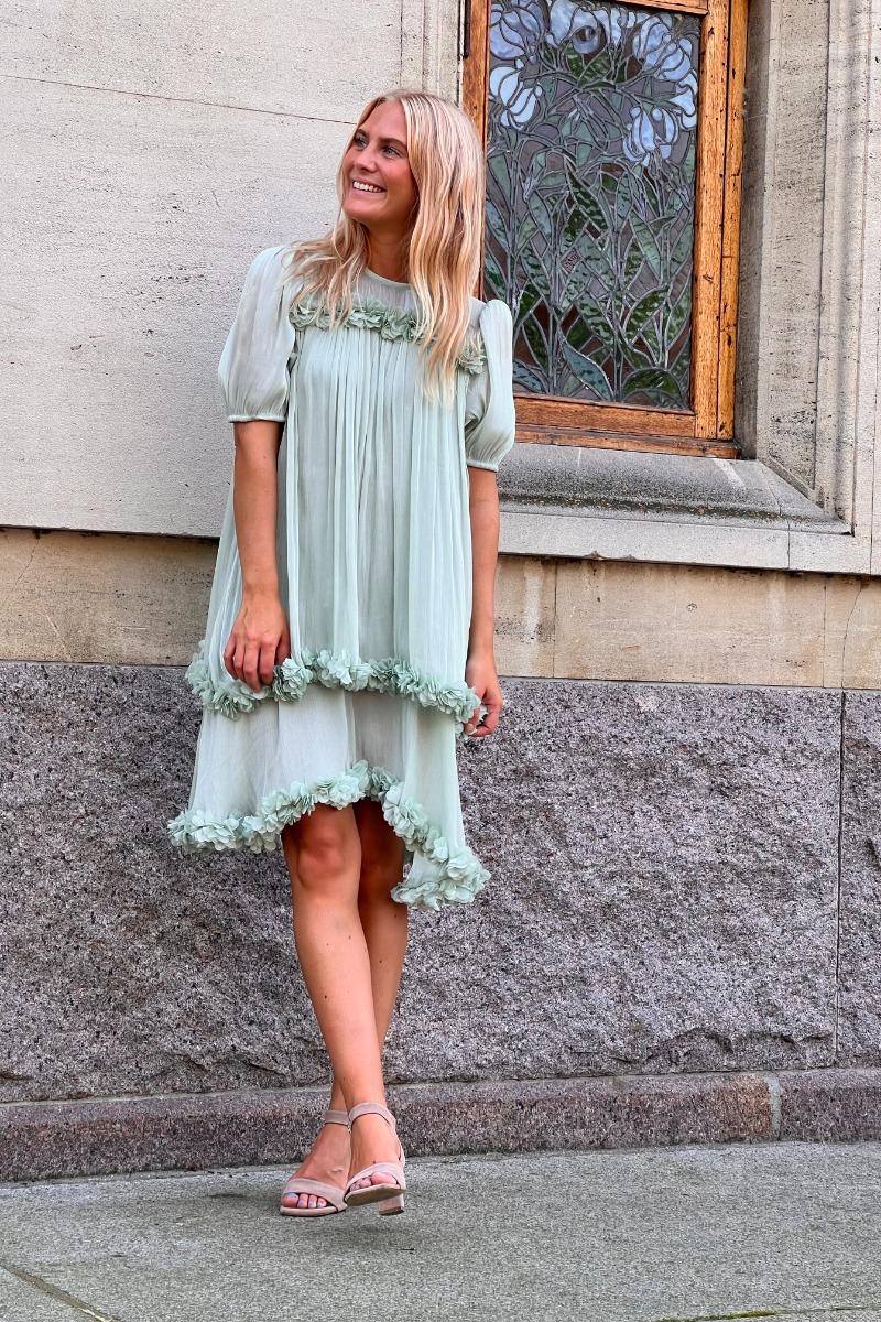 A View   Kjole   Daisi Dress   Dusty Mint fra A-view