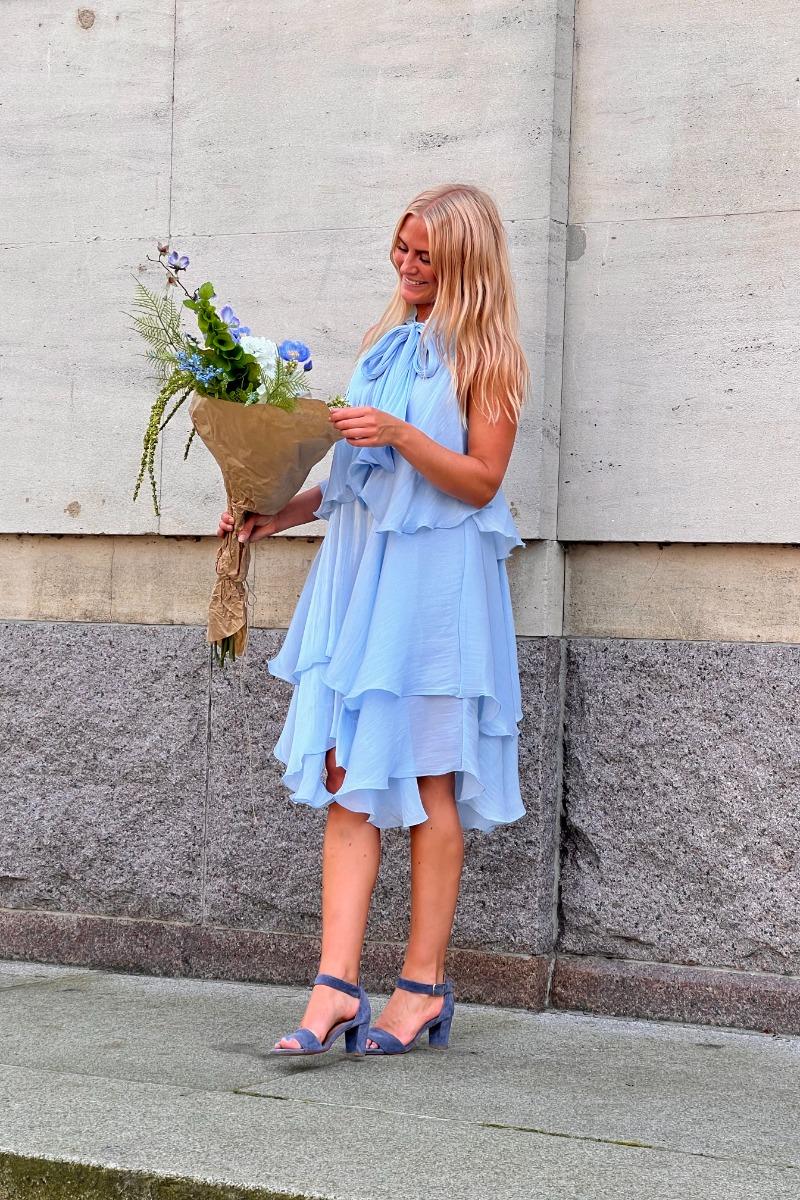 A View   Kjole   Demi Dress   Light Blue fra A-view