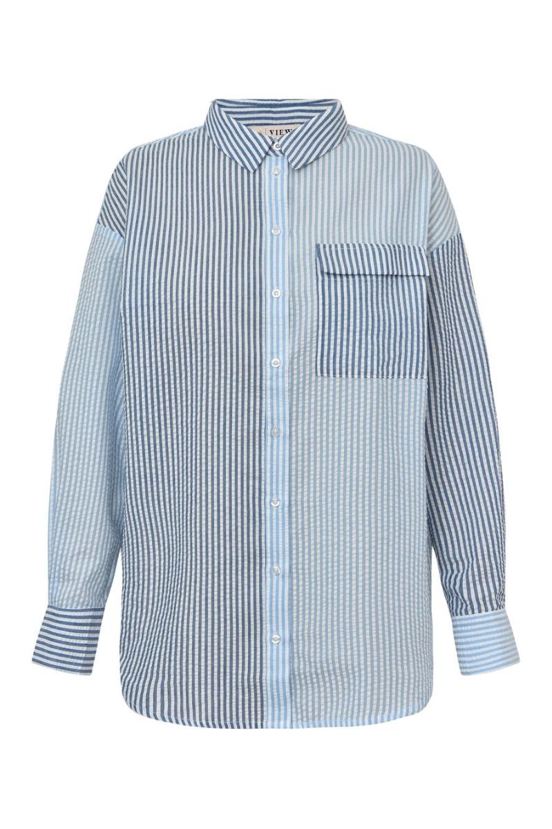 A View   Skjorte   Mila Shirt   Blue Navy fra A-view