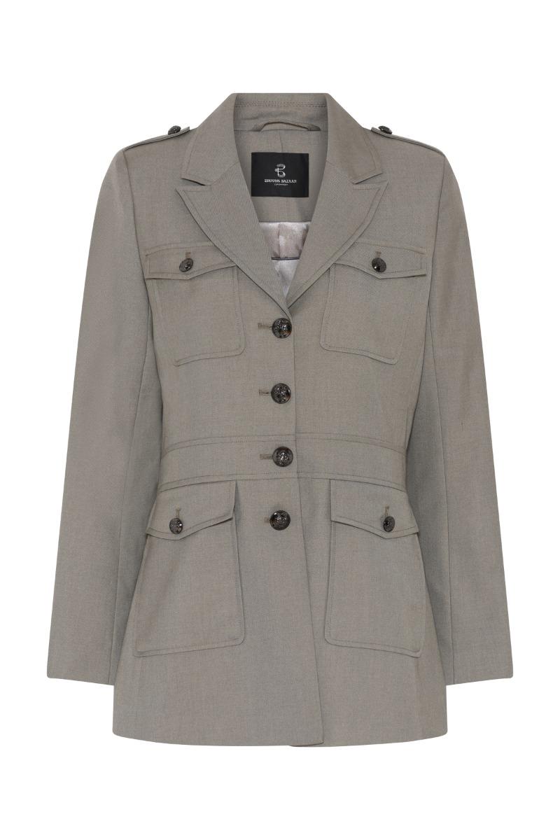 Jakke   Carotabbbakita Jacket   Concrete fra Bruuns Bazaar
