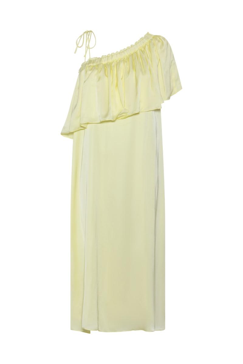 Kjole   Women Serotinabbsanjani Dress   Tender Yellow (levering Midt Marts) fra Bruuns Bazaar
