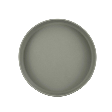 Aria Tallerken Med Sugekop Khaki fra Choo