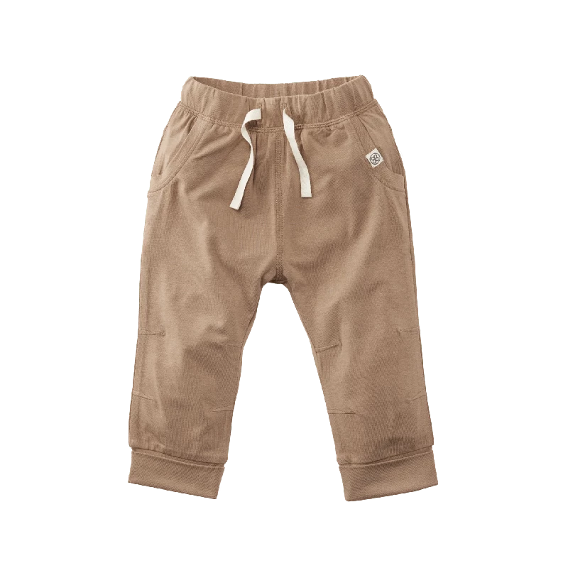 Uv Jogger Pants   Peanut Brown (12 18m) fra Cloby