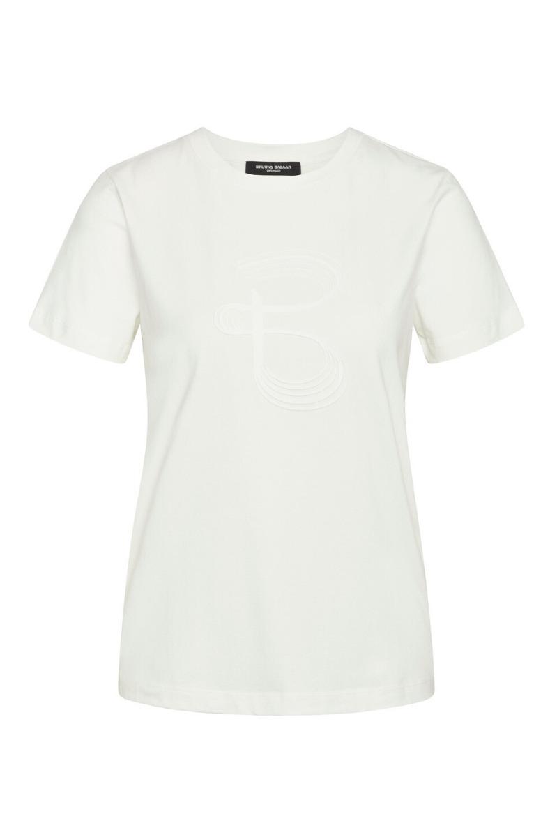 T Shirt   Alnusbbruba Tee   White fra Bruuns Bazaar