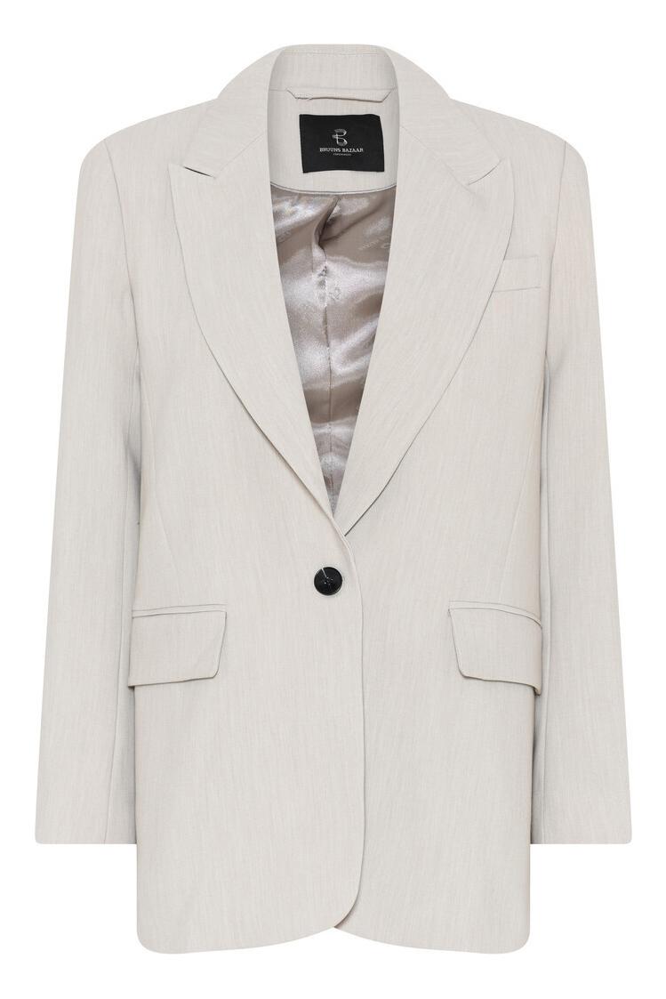 Blazer   Cindysusbbfrida Blazer   Silver Cloud Melange fra Bruuns Bazaar