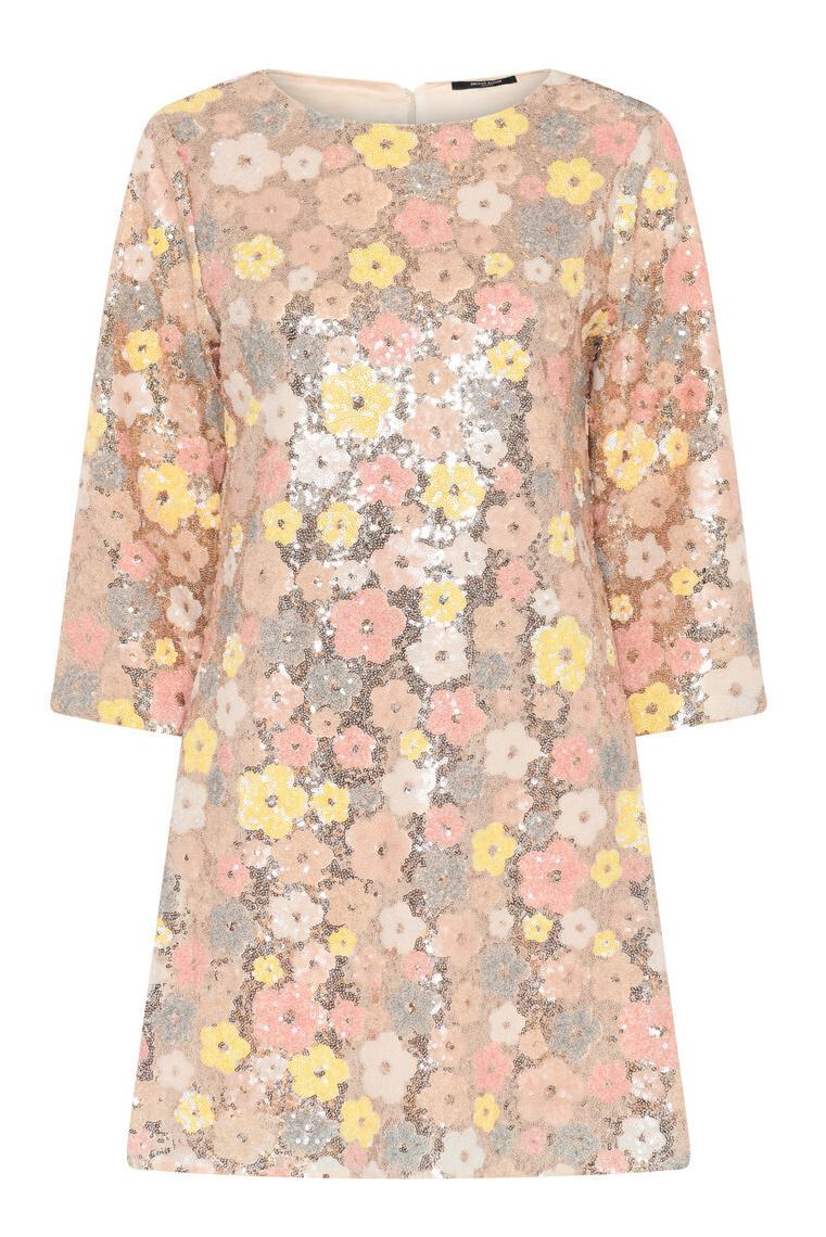 Kjole   Women Alternifoliusbbkeiran Dress   Multi Flower Sequins (levering Midt April) fra Bruuns Bazaar