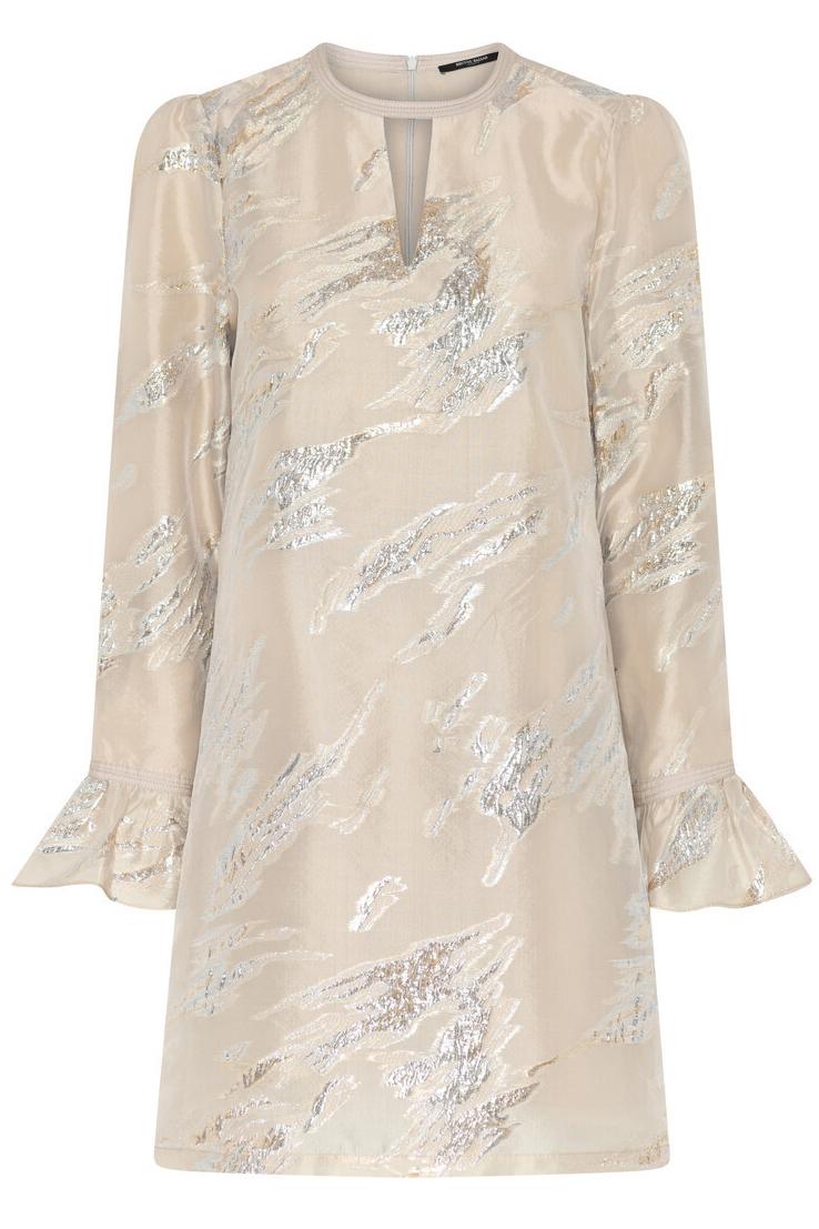Kjole   Plantagobbtheni Dress   Light Gold fra Bruuns Bazaar