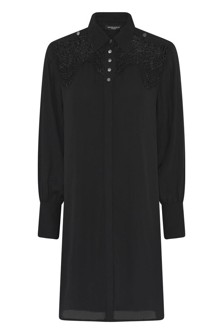 Kjole   Camillabbviena Dress   Black fra Bruuns Bazaar