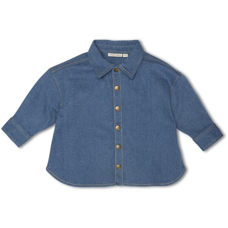 Dean Skjorte   Copen Blue   110cm   5y fra That's Mine