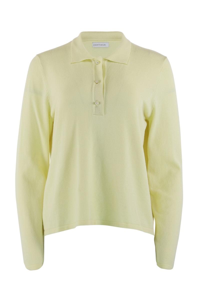 Bluse   Dianne Polo   Light Citrus fra Continue