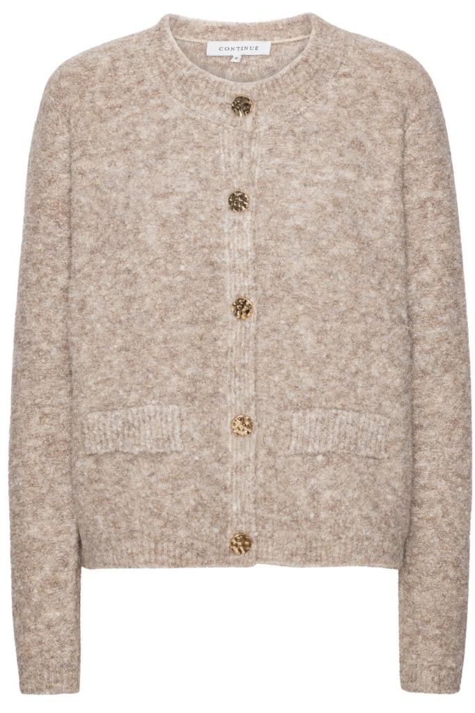 Cardigan   Lotte Cardigan   Sand fra Continue