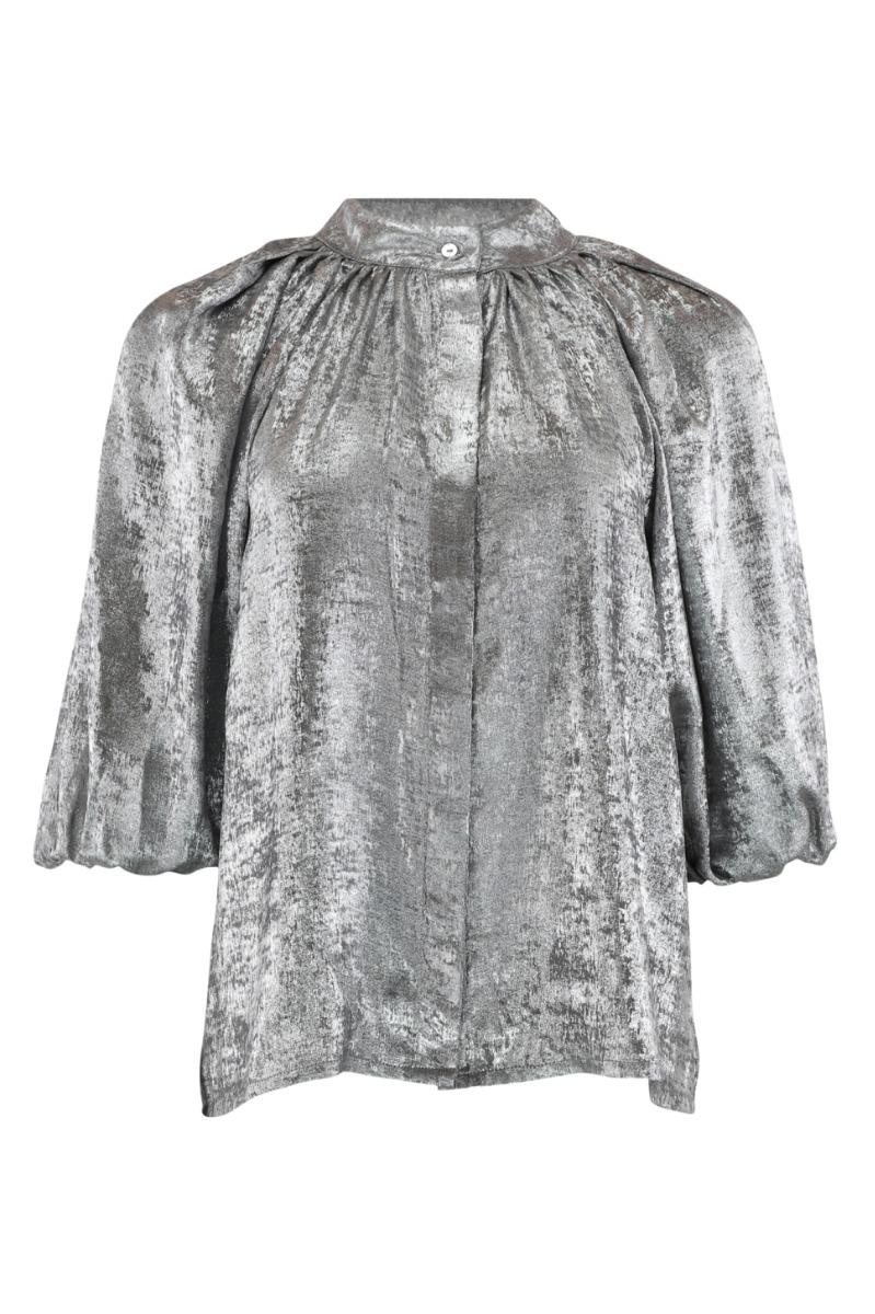Bluse   Sia Gold   Silver fra Continue
