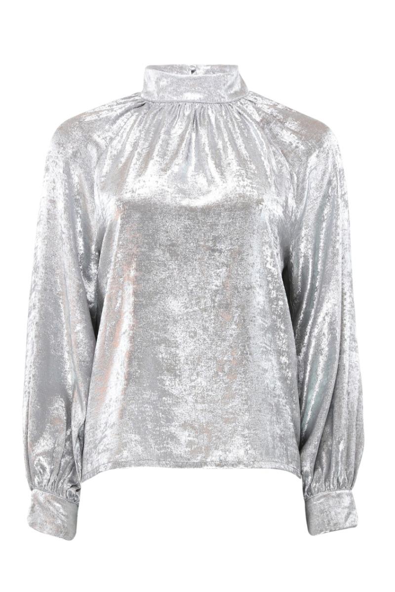 Bluse   Thea Silver   Silver fra Continue