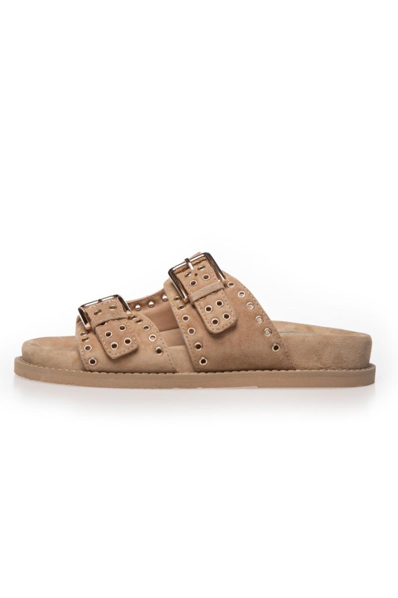 Sandal   As Summer Suede   Biscuit (levering Start Marts) fra Copenhagen Shoes