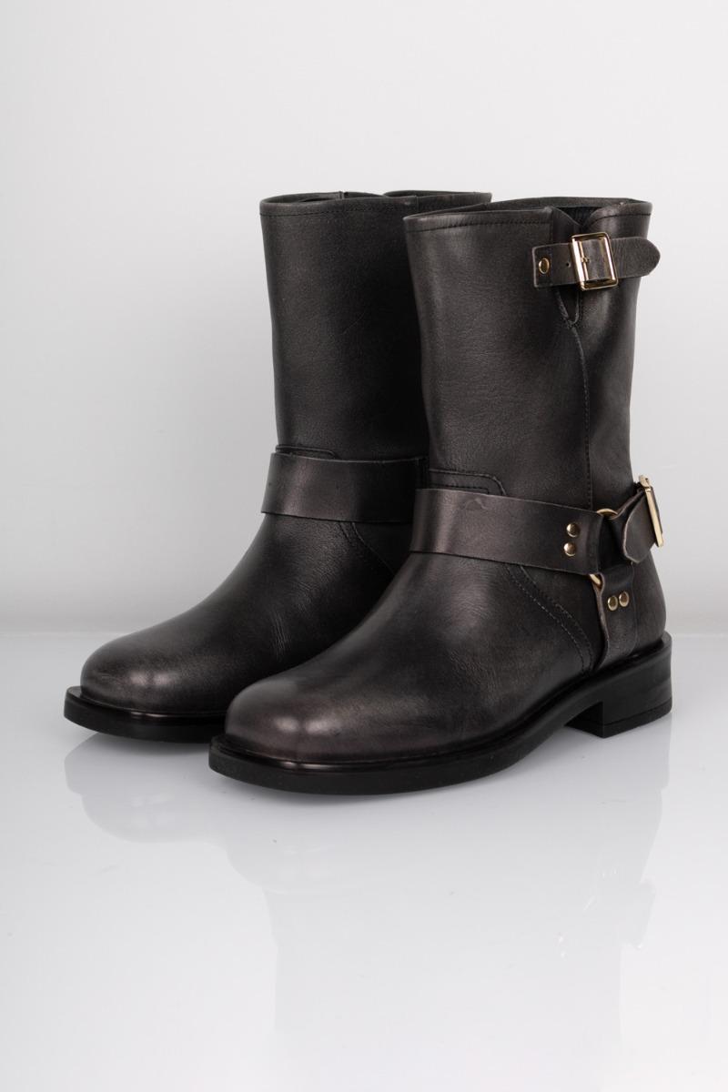 Støvler   Heartbeat   Black Grey fra Copenhagen Shoes