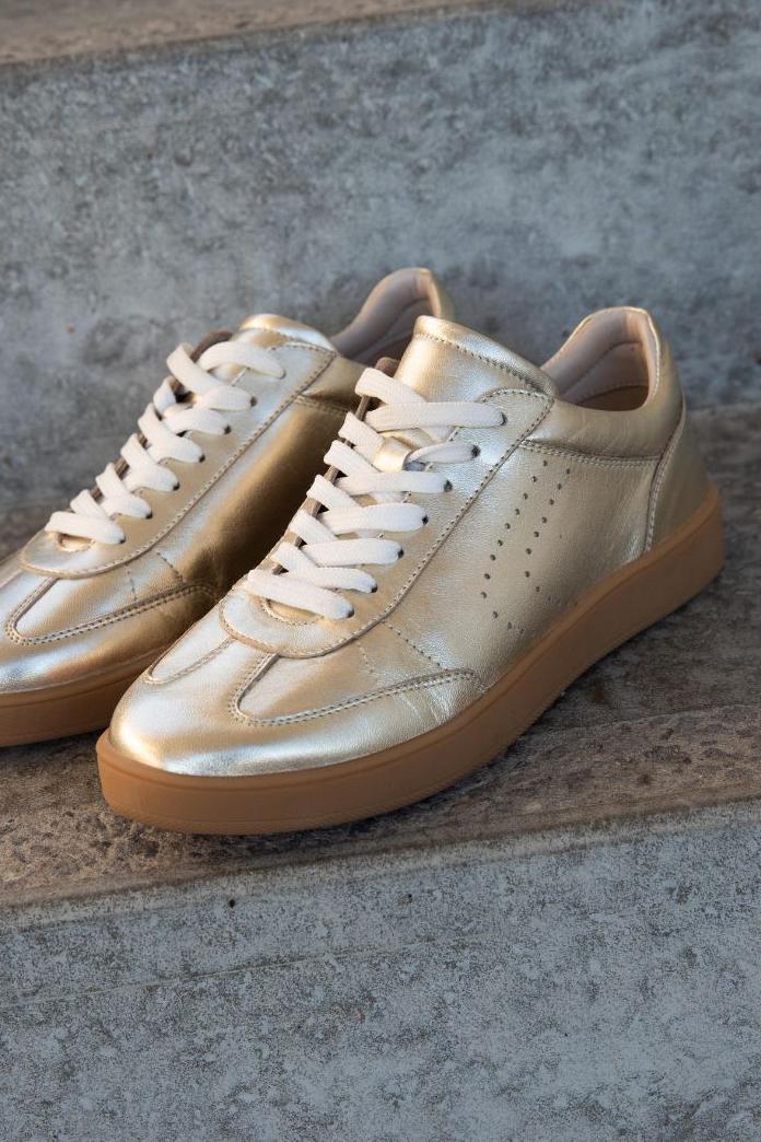 Sko   Powerfull   Gold (levering Slut Marts) fra Copenhagen Shoes