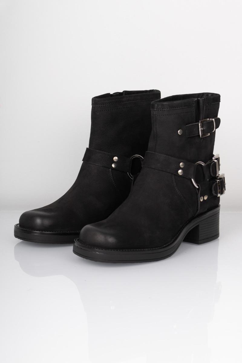 Støvler   The Magic Move Nubuck   Black Nubuch fra Copenhagen Shoes