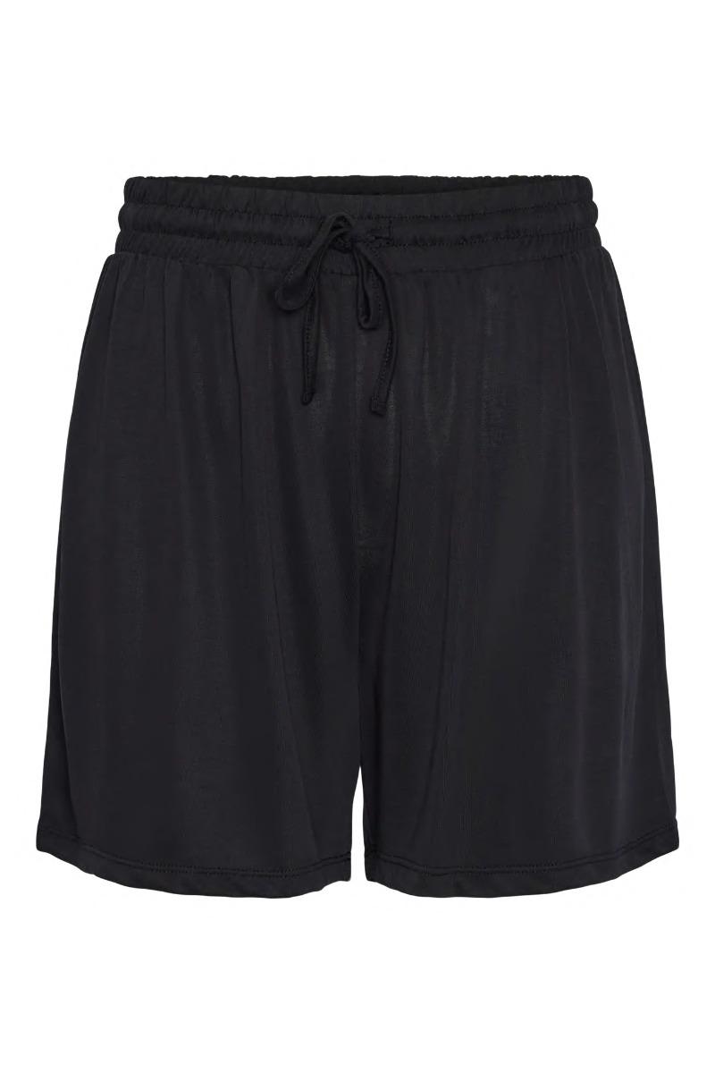 Shorts   Anora Hw Shorts   Black fra Pieces