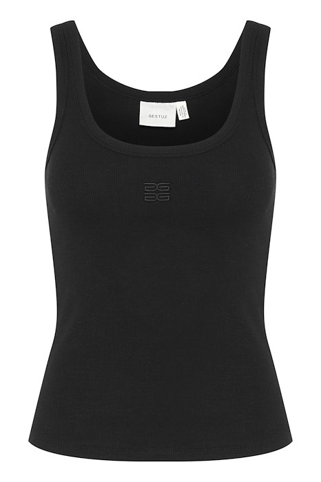Top   Gzdrew Logo Top 2.0   Black fra Gestuz