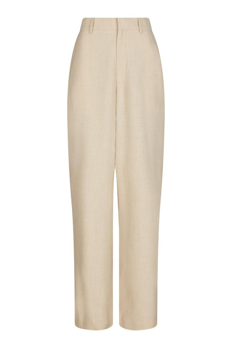 Bukser   Emmett Melange Pants   Beige Melange fra Neo Noir
