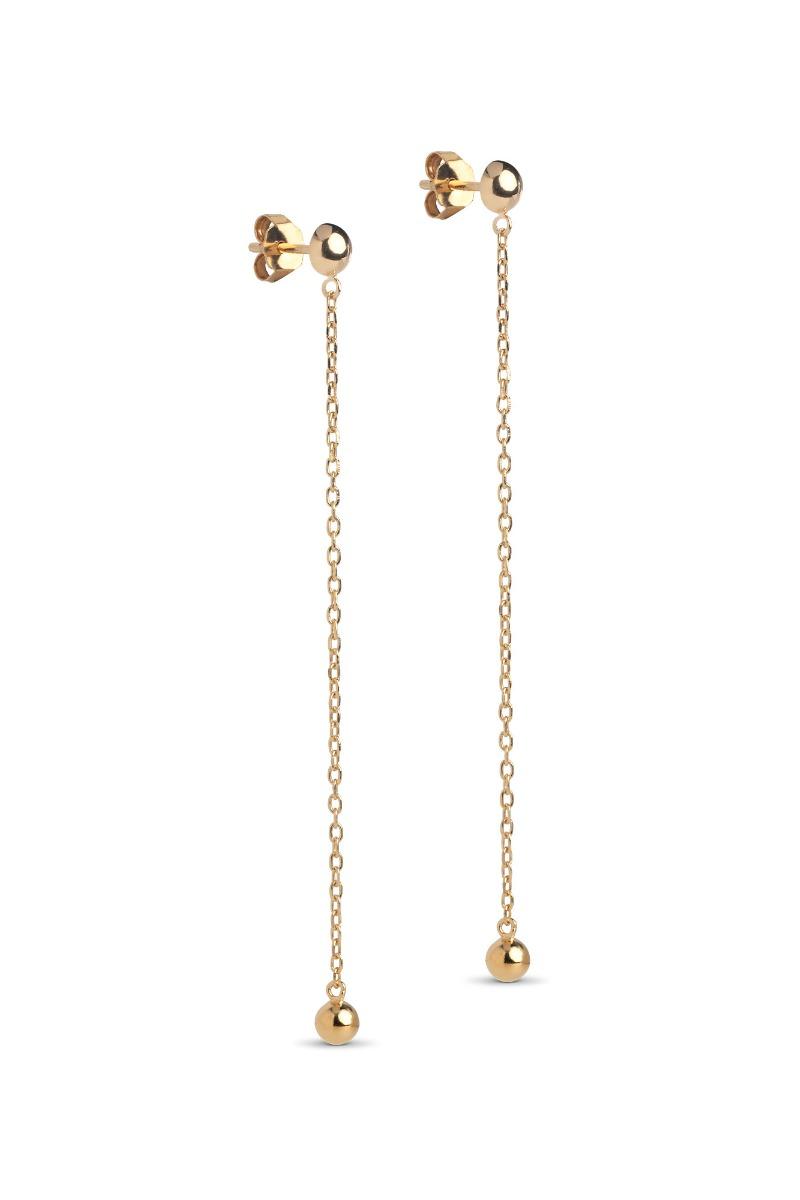 øreringe   Copenhagen Earrings, Balloon   Guld fra Enamel