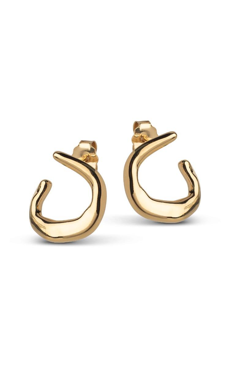 øreringe   Copenhagen Earrings, Inga   Guld fra Enamel