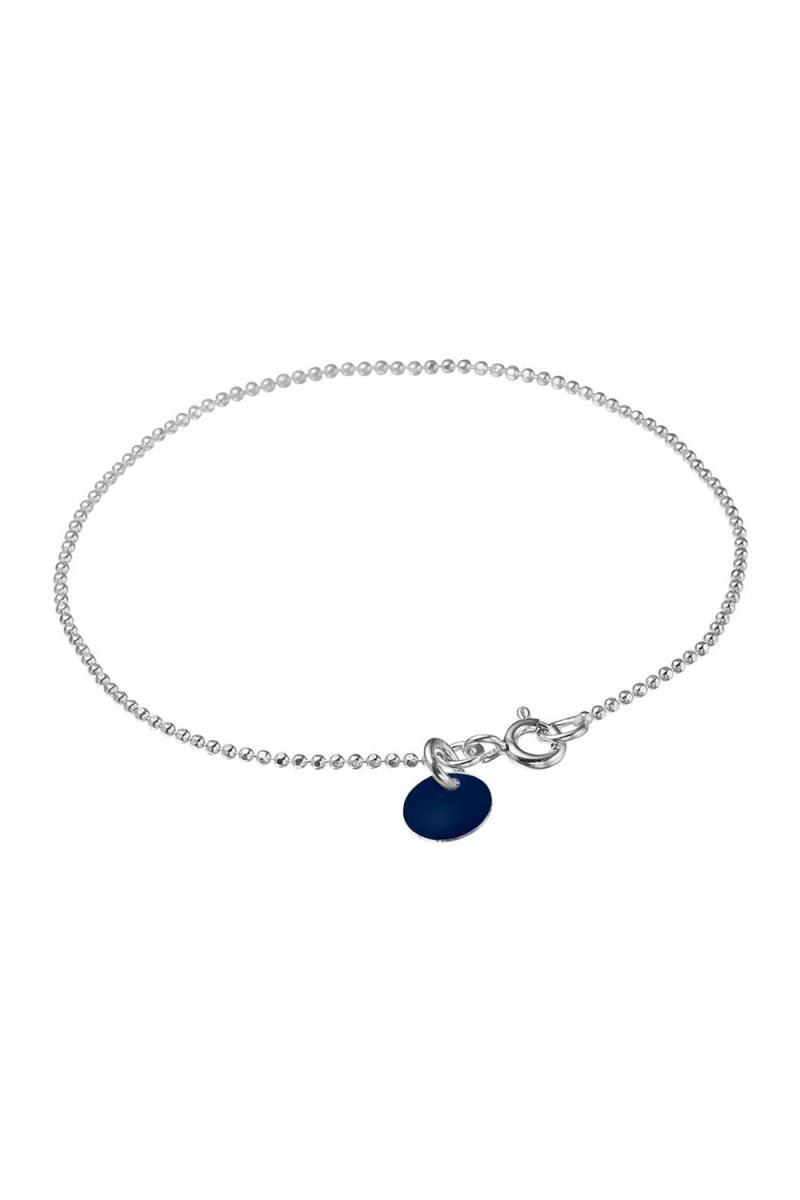Armbånd   Ball Chain Silver   Midnight fra Enamel