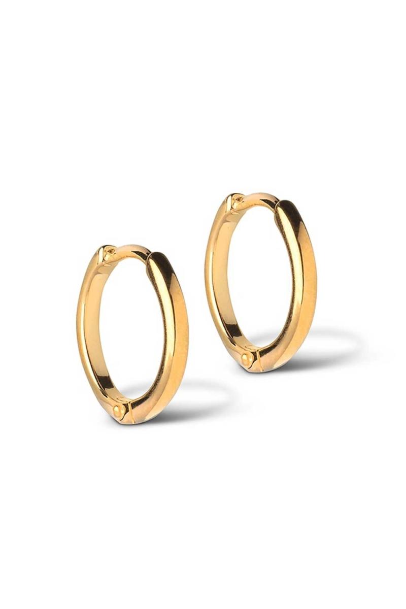 øreringe   Classic Hoops   Gold fra Enamel
